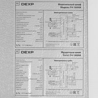 Морозильный шкаф  DEXP F4-16AHA белый