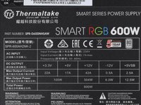Блок питания Thermaltake Smart RGB 600W [PS-SPR-0600NHSAWE-1] черный
