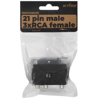 Adapter Unidirectional Aceline SCART - 3RCA