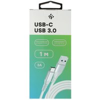 Кабель DEXP USB Type-C - USB Type-A белый 1 м