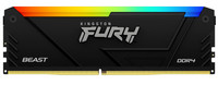 Оперативная память Kingston FURY Beast Black RGB [KF436C18BB2A/16] 16 ГБ