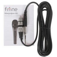 Микрофон Fifine K6 черный