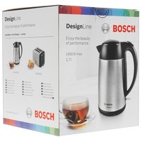 Электрочайник Bosch TWK 3P420 серебристый