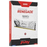 Оперативная память Kingston Fury Renegade White [KF576C38RWK2-32] 32 ГБ