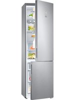 Холодильник с морозильником   Samsung RB37P5491SA серебристый