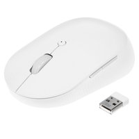 Мышь беспроводная Xiaomi Dual Mode Wireless Mouse Silent Edition  белый