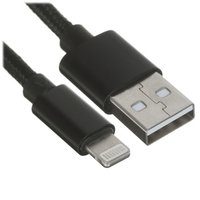 Cable DEXP Lightning 8-pin - USB Type-A black 1 m
