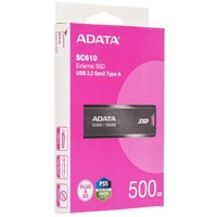 500 ГБ Внешний SSD ADATA SC610 [SC610-500G-CBK/RD]