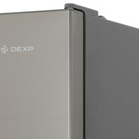 Холодильник с морозильником   DEXP T4-21AMG серебристый
