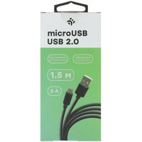 Кабель DEXP micro USB-B - USB Type-A черный 1.5 м