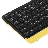 Клавиатура+мышь  проводная  A4Tech Fstyler F1110 желтый