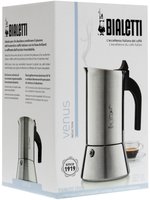 Гейзерная кофеварка Bialetti Venus серебристый