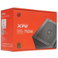 Блок питания ADATA XPG PYLON BRONZE 750W [PYLON750B-BKCEU] черный