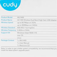 Wi-Fi адаптер Cudy WU1400