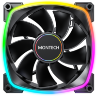 Реверсный вентилятор Montech RX 140 PWM  черный
