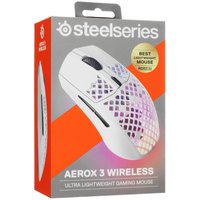 Mouse wireless/wired SteelSeries Aerox 3 Snow 2022 [62608] white