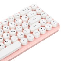 Клавиатура+мышь беспроводная   DEXP Pink Lollipop розовый