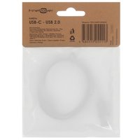 Кабель FinePower USB Type-C - USB Type-A черный 1 м