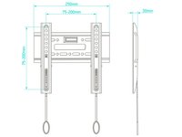 Кронштейн для ТВ ONKRON FM1 черный