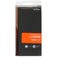 Чехол-книжка  Aceline Kors для Xiaomi Redmi 12 черный