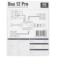 Fan kit Aerocool Duo 12 PRO  black