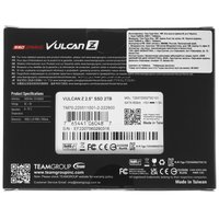 2000 ГБ 2.5" SATA накопитель TEAMGROUP VULCAN Z [T253TZ002T0C101]