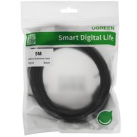 Кабель Ugreen USB Type-A - USB Type-A черный 5 м