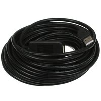 Кабель DEXP USB Type-A - USB Type-A черный 10 м