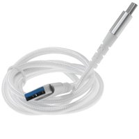 Кабель DEXP USB Type-C - USB Type-A белый 1 м
