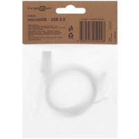 Кабель FinePower micro USB-B - USB Type-A белый 1 м