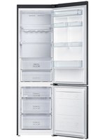 Холодильник с морозильником   Samsung RB37P5491B1 черный