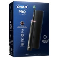Elektr tish cho'tkasi Braun Oral-B Pro 3 3500/D505.513.3 CrossAction qora