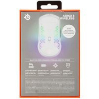 Mouse wireless/wired SteelSeries Aerox 3 Snow 2022 [62608] white