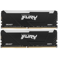 Оперативная память Kingston FURY Beast Black RGB [KF432C16BB12AK2/32] 32 ГБ