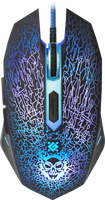 Мышь проводная Defender SHOCK GM-110L черный + коврик