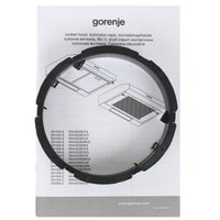 Вытяжка подвесная Gorenje WHU529EX/M серебристый/прозрачный