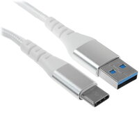 Кабель DEXP USB Type-C - USB Type-A белый 1 м