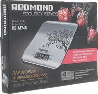 Кухонные весы Redmond RS-M748 серебристый
