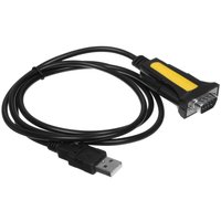 Кабель DEXP USB Type-A - COM(RS232) 9pin черный 1.2 м
