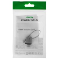 Переходник Ugreen USB Type-C - USB Type-A серый