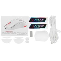 Мышь беспроводная/проводная ARDOR GAMING Immortality PRO Wireless  белый