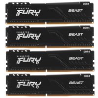 Оперативная память Kingston FURY Beast Black [KF432C16BBK4/64] 64 ГБ