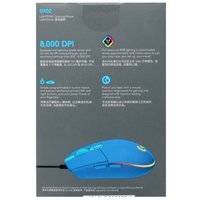 Мышь проводная Logitech G102 LIGHTSYNC [910-005810] синий