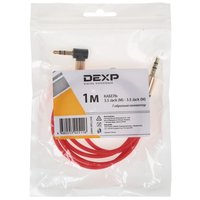 Cable   DEXP jack 3.5 mm - jack 3.5 mm red