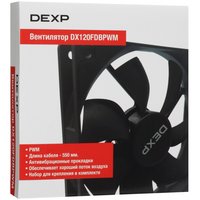 Вентилятор DEXP DX120FDBPWM [DX120FDBPWM] черный