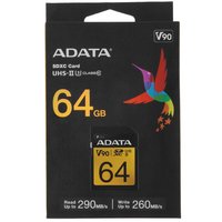 Карта памяти ADATA Premier One SDXC 64 ГБ [ASDX64GUII3CL10-C]
