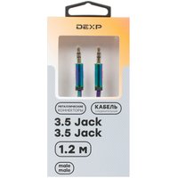 Cable   DEXP jack 3.5 mm - jack 3.5 mm purple