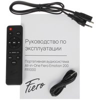 Портативная аудиосистема Fiero Emotion 200 FR1000, черный