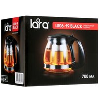 Infuser tea pot Lara LR06-19 black