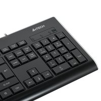 Klaviatura  simli A4Tech KD-800L Slim Multimedia rangi qora